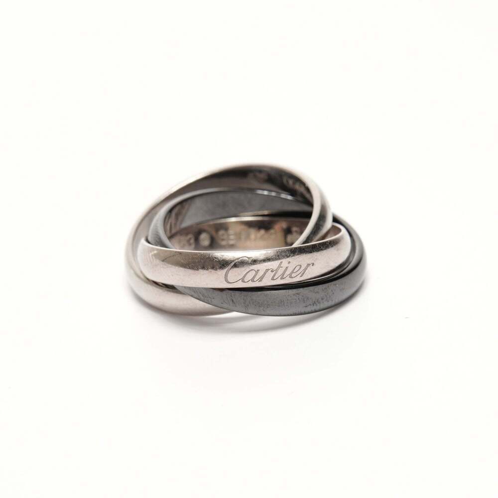 Cartier Authentic Silver Trinity Ring - image 6
